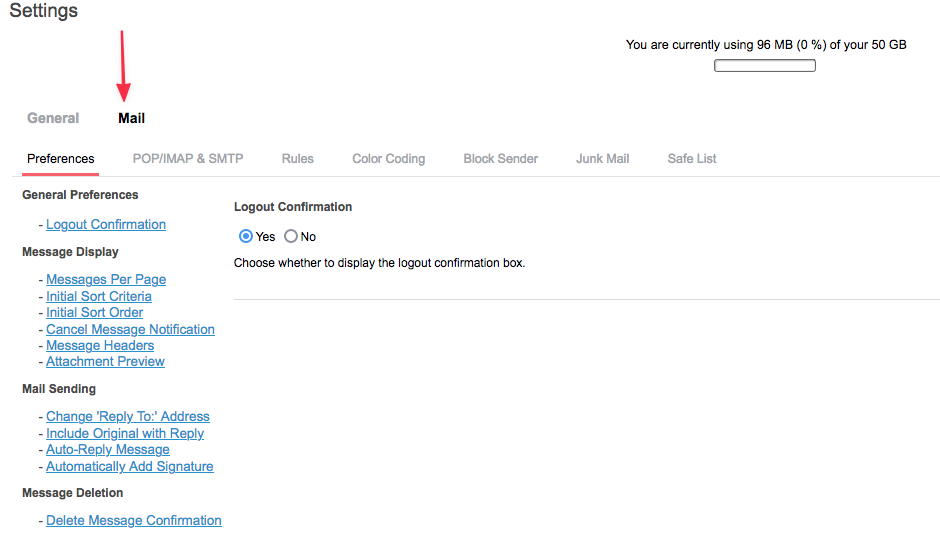 Block or Unblock a Sender CenturyLink Email Support